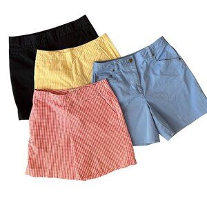 Talbots The Perfect Shorts Lot of Four Pair Size 6 Preppy Tailored